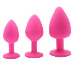 Geisha Ball Silicone Butt Plug with Diamond - Image 9