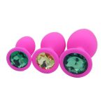 Geisha Ball Silicone Butt Plug with Diamond - Image 10