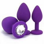 Geisha Ball Silicone Butt Plug with Diamond - Image 5