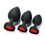 Heart Diamond Silicone Butt Plug - Image 3