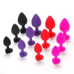 Heart Diamond Silicone Butt Plug - Image 4