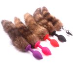 Geisha Ball Silicone Butt Plug With Fox Tail - Image 6