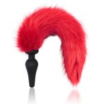 Silicone Anal Plug With Red Fox Tail - Image 6