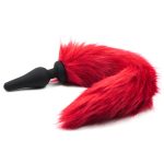 Silicone Anal Plug With Red Fox Tail - Image 7
