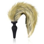 Silicone Anal Plug With Red Fox Tail - Image 8