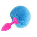 Ball Tail Silicone Anal Plug - Pink - Image 11