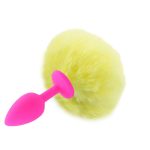 Ball Tail Silicone Anal Plug - Pink