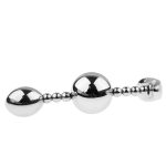 Bendable Double Ball Steel Butt Plug - Image 2