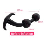 Double Ball Inflatable Anal Beads - Image 2