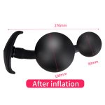 Double Ball Inflatable Anal Beads - Image 3