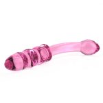 Double Head Gourd Glass Anal Toy