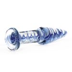 Blue Grain Glass Anal Plug - Image 2