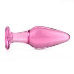 Pink Glass Butt Plug