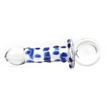 Blue Bead Glass Butt Plug - Image 8