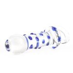 Blue Bead Glass Butt Plug - Image 10