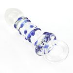 Blue Bead Glass Butt Plug - Image 11
