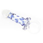 Blue Bead Glass Butt Plug - Image 4