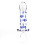 Blue Bead Glass Butt Plug - Image 5