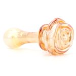 Flower One Ball Butt Plug - Golden