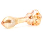 Flower One Ball Butt Plug - Golden - Image 2