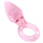 Glass Anal Plug With Handle Ring - Image 7