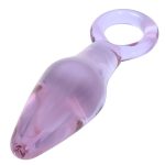 Glass Anal Plug With Handle Ring - Image 8