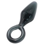 Glass Anal Plug With Handle Ring - Image 9