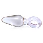 Glass Anal Plug With Handle Ring - Image 4