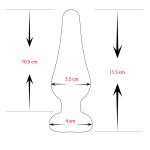 Silicone Black Anal Plug - Image 5