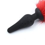 Colorful Fox Tail Silica gel Anal Plug - Image 2