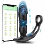 Thrusting Vibrating 7 Modes with Cock Ring Anal Plug - Image 7