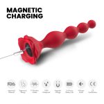 Rose Vibrating Anal Beads - Image 2