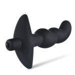 Silicone Wavy Vibrating Butt Plug - Image 3