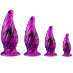 Luminous Spiral Cone Silicone Butt Plug - Image 7