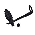 P Spot Vibrating Anal Plug with Cock Ring - Image 4