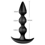 Silicone 3 Ball Anal Beads - Image 9