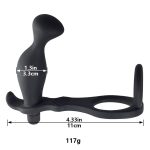 Cock Ring And Anal Plug Vibrator - Image 4