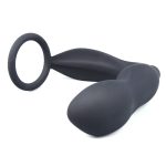 Vibrating Anal Plug with Cockring Ring - Image 4