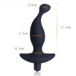 Vibrating Silicone P Sport Plug - Image 5