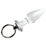 Pull Tab Pointed Head Glass Butt Plug - Image 3