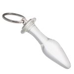 Pull Tab Pointed Head Glass Butt Plug - Image 5