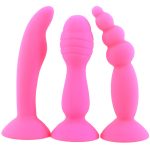 Suction Silicone Butt Plug - 3 Pcs Set - Image 6