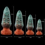 Tentacle Colorful Silicone Butt Plug