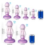 Octopus Skeleton Alien Multi-Color Butt Plug - Image 3