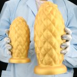 Pineapple Huge Butt Plug - Silicone - Image 6