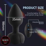 Rose Anal Plug with LED Light - Image 3