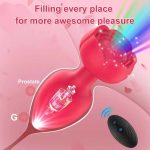 Rose Anal Plug with LED Light - Image 4