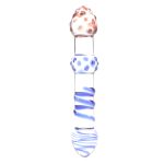 Frost Double Head Glass Anal Plug - Image 3