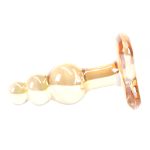 Three Ball Glass Anal Plug - Image 2