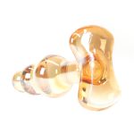 Three Ball Glass Anal Plug - Image 3